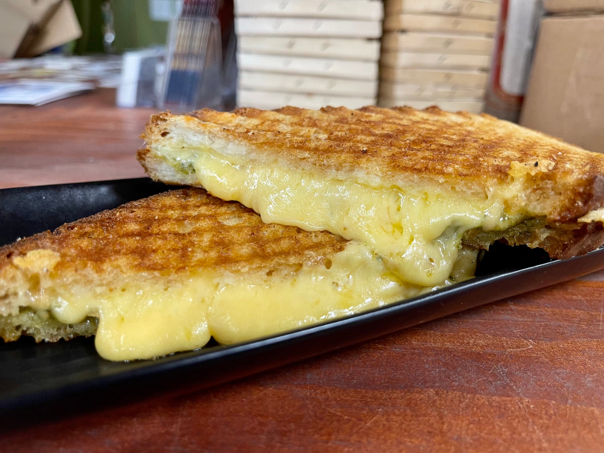 Smokey Cheesey Panini